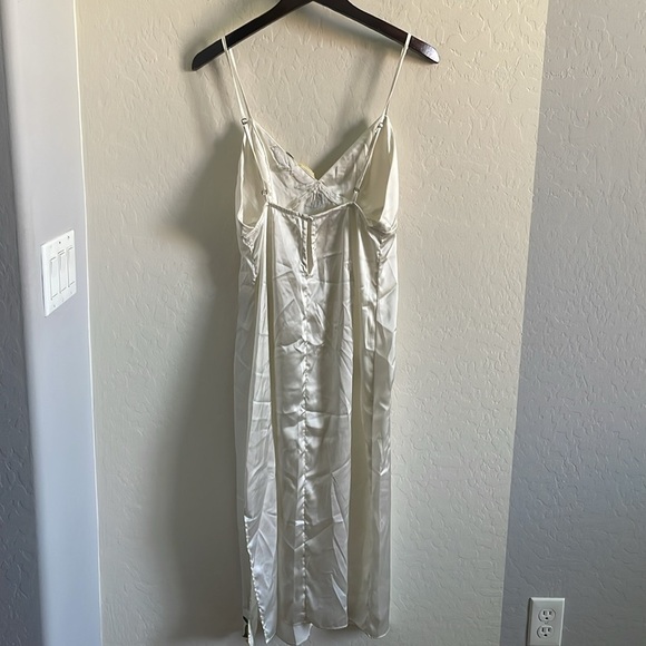 Anthropologie Lemon Embroidered Slip Dress - Picture 7 of 10